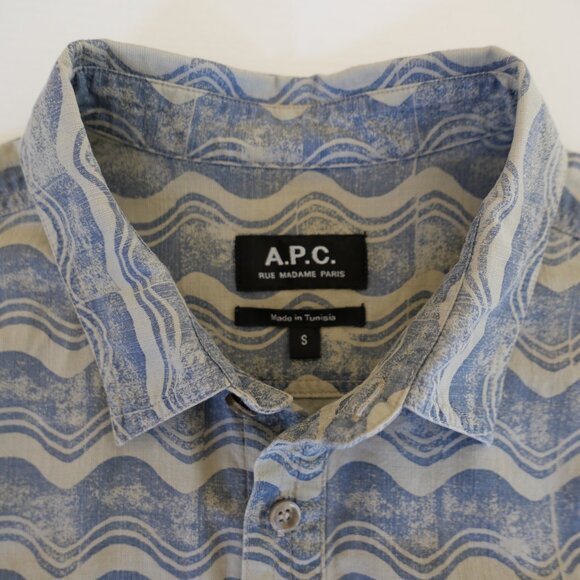 A.P.C. Short Sleeve Button Down - Picture 4 of 4